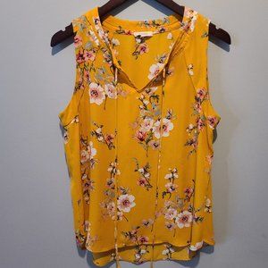 Pleione Camia Tie Neck Blouse